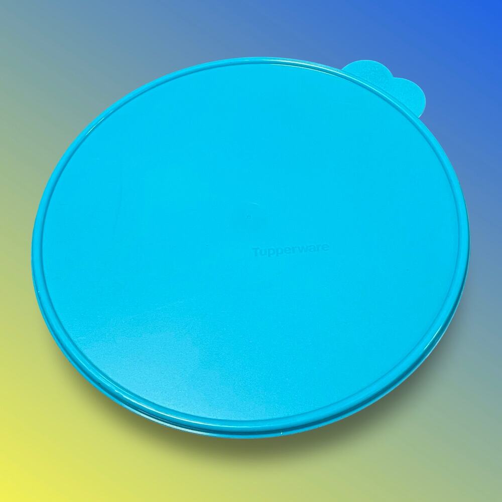 Tupperware Thatsa Bowl Replacement Lid Seal 2827E 12" Teal Fits 2539A Container